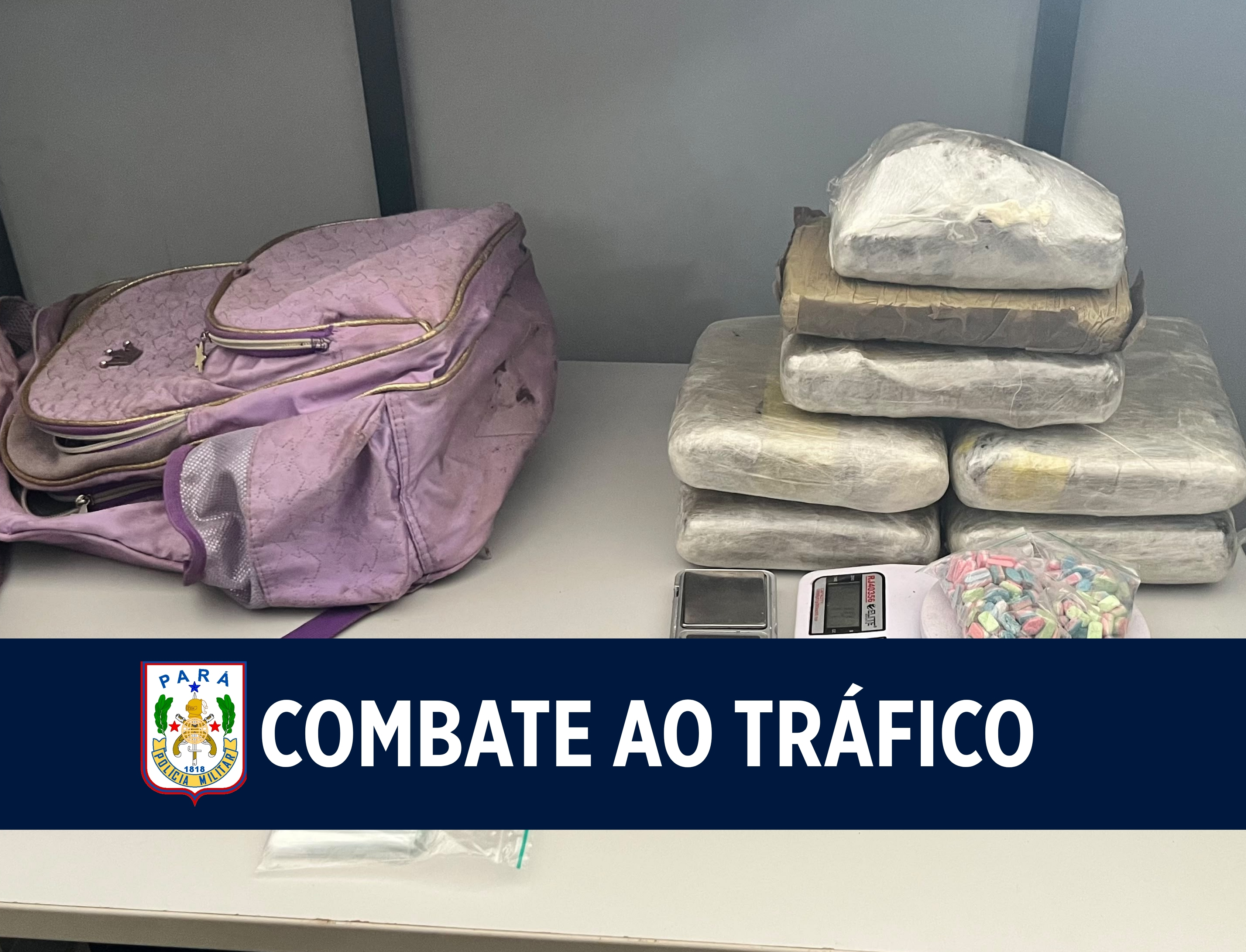 Polícia Militar apreende menor por tráfico de entorpecentes, em Itaituba