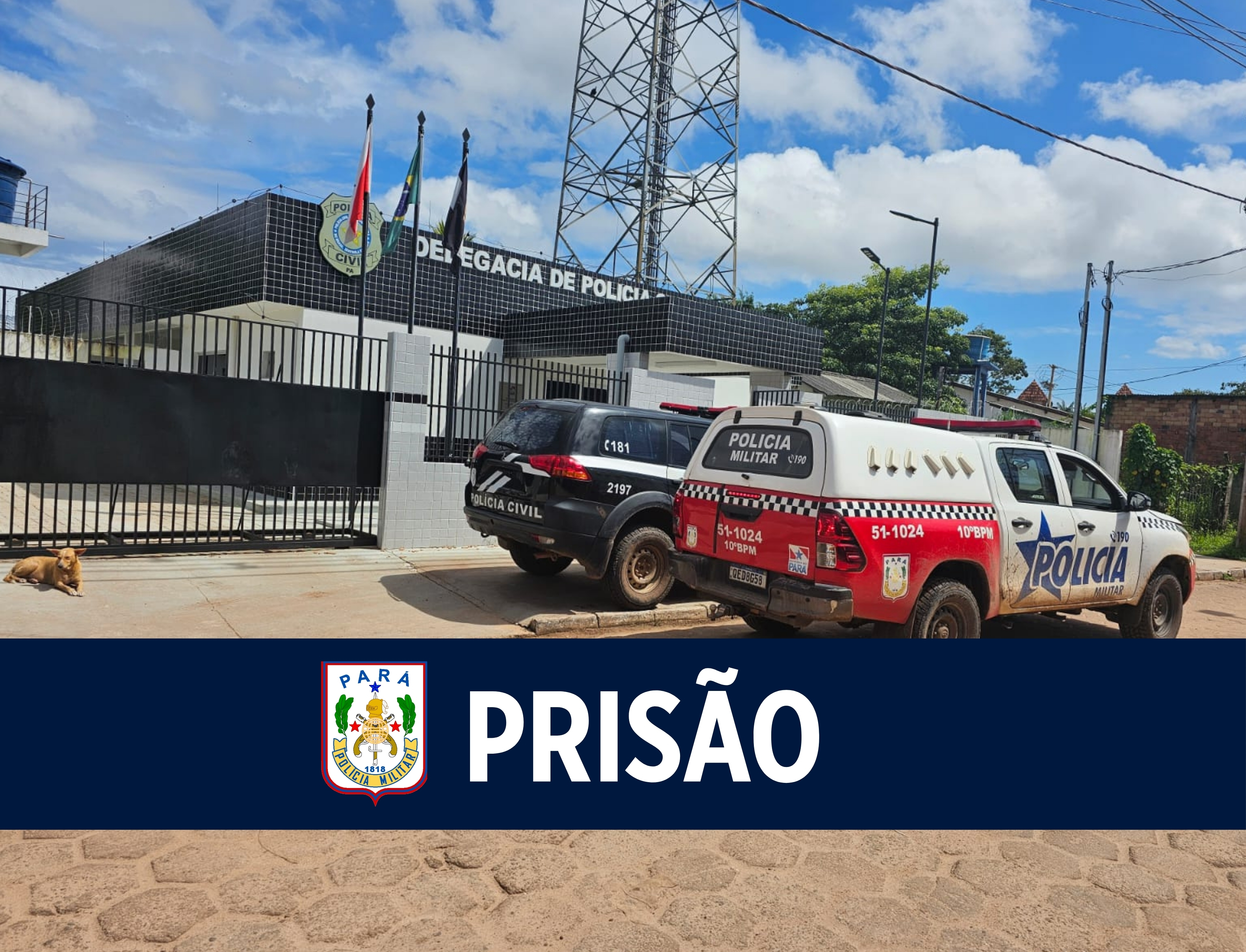 Polícia Militar prende homem por violência doméstica na Ilha de Cotijuba