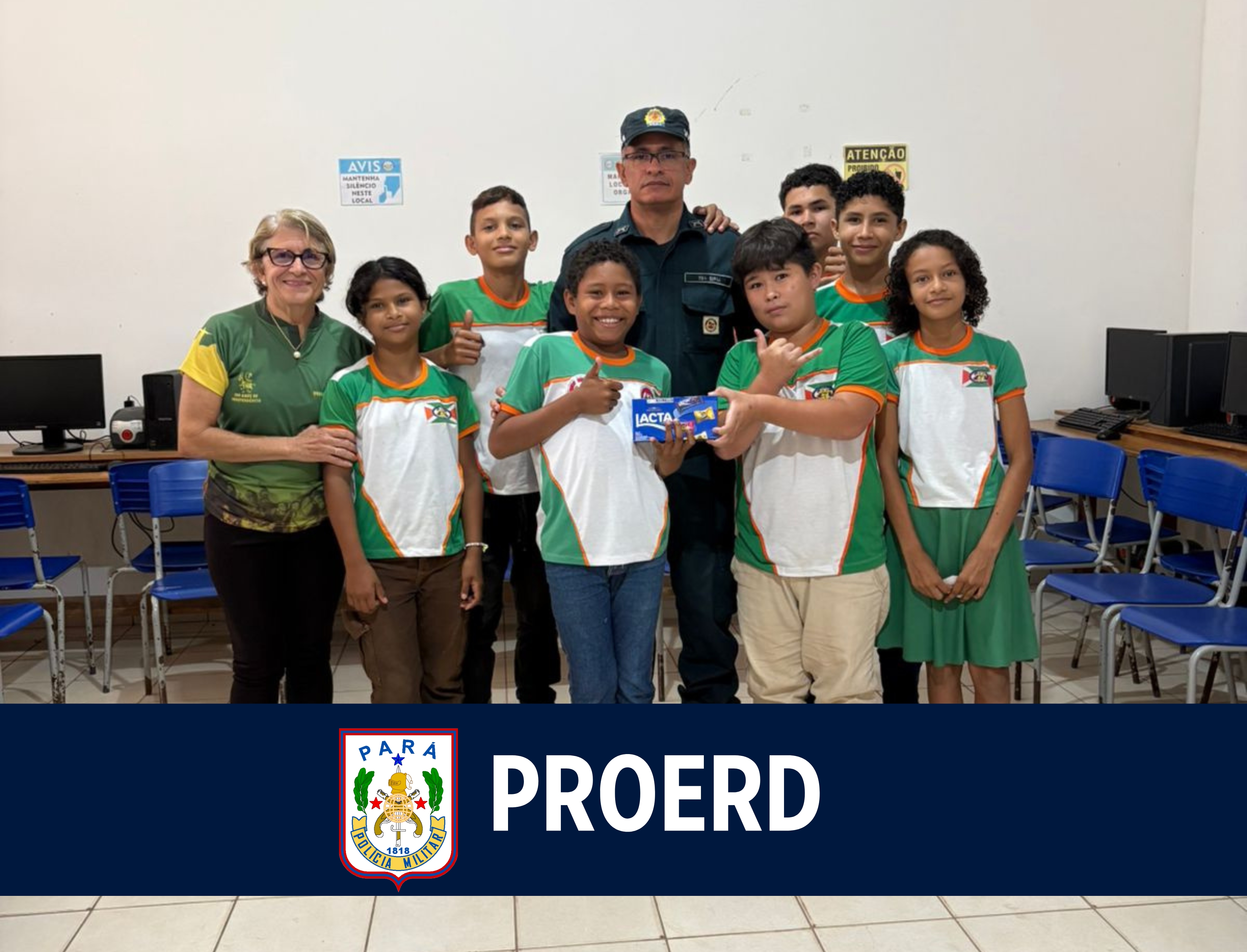 19º BPM realiza ação do PROERD em escola de Ipixuna do Pará