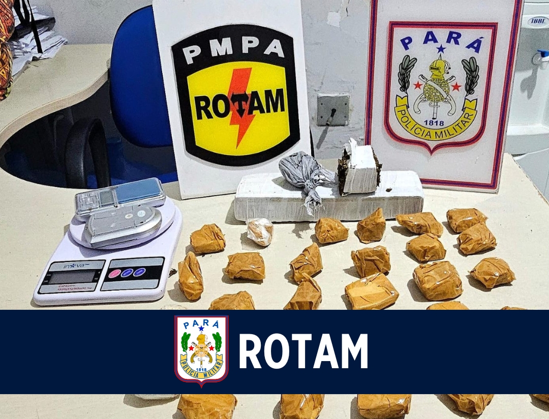 Rotam atua no combate ao tráfico de drogas em Belém