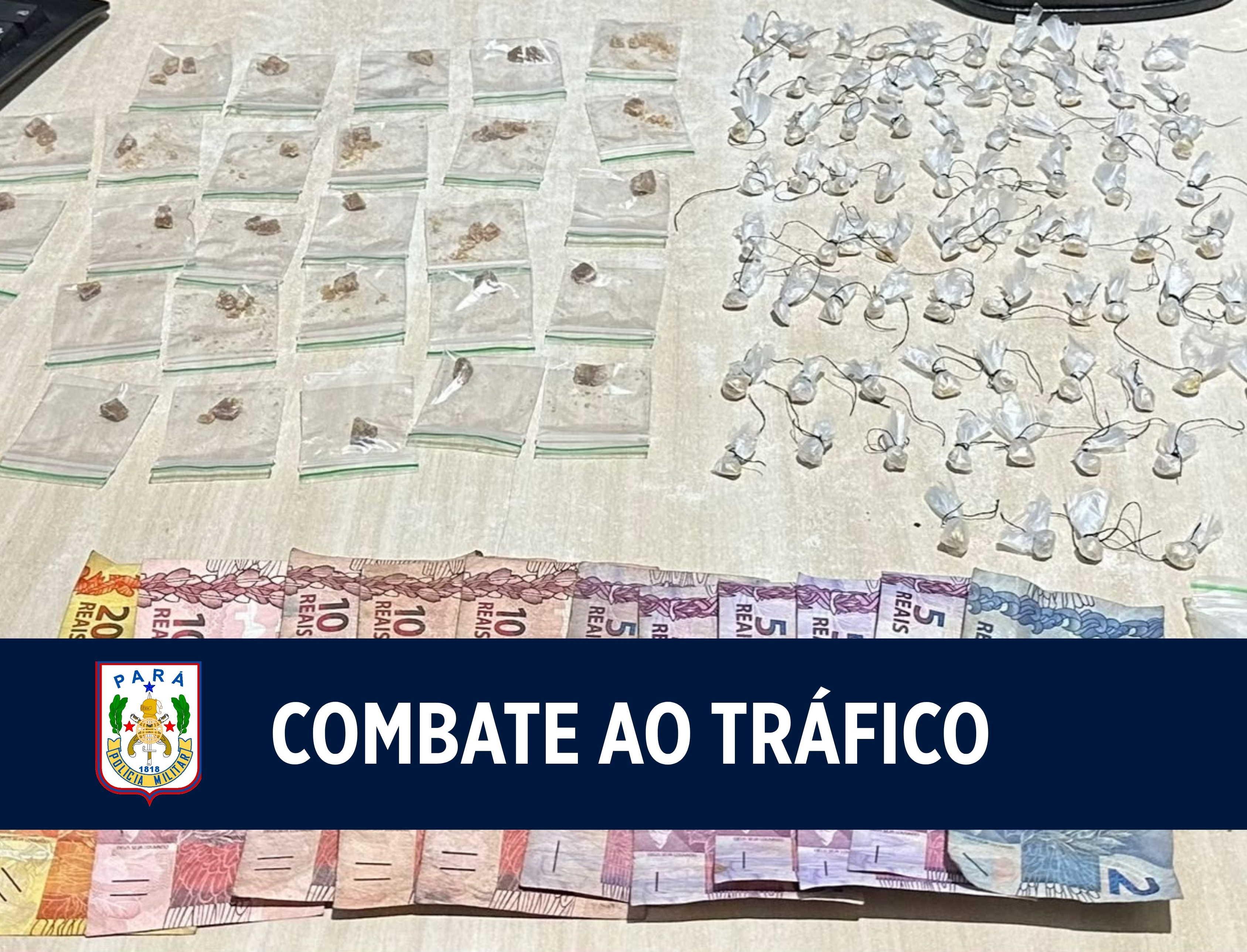 ROTAM prende suspeitos por tráfico de drogas em Ananindeua