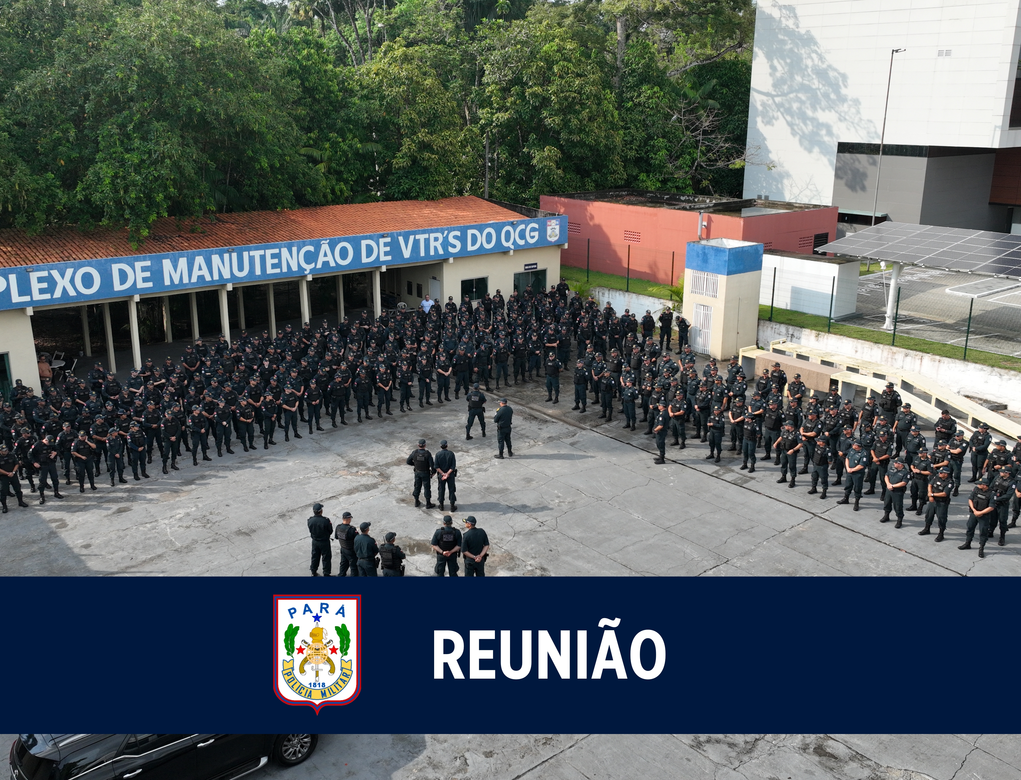 Efetivo do QCG participa de reunião operacional sobre policiamento durante a COP 30