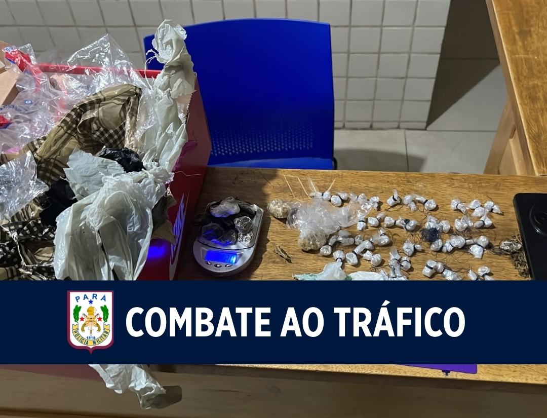 9º BPM apreende drogas durante ação policial em Breves