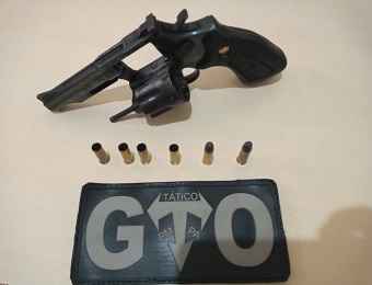 GTO apreende arma de fogo em Altamira