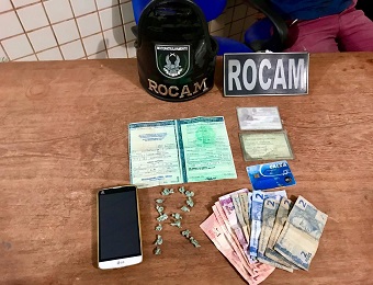 Rocam prende dois suspeitos de tráfico de drogas em Itaituba