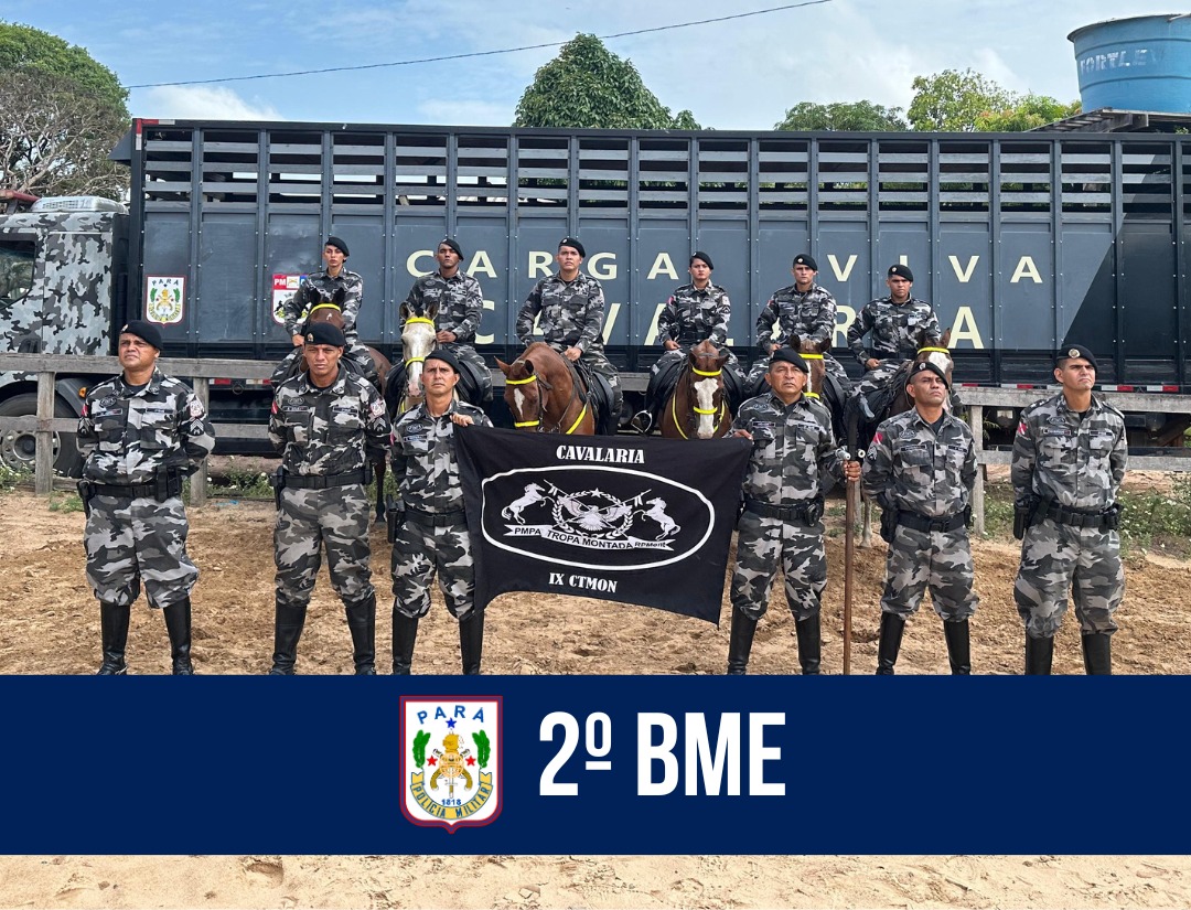 2º BME recebe novos Equinos e Equipamentos para reforçar o policiamento no município de Santarém