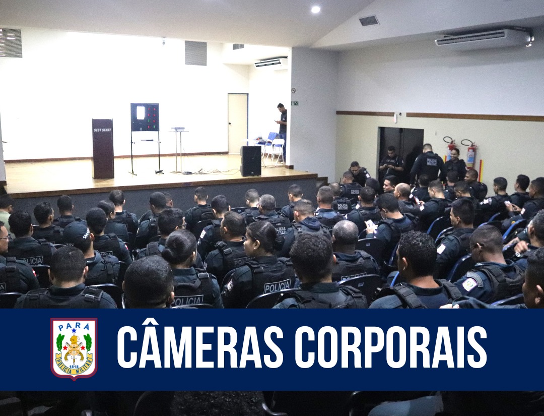 Policiais do CPC II realizam capacitação para a utilização das novas câmeras corporais (Body Cam)