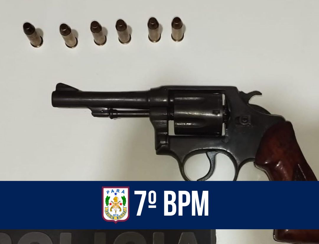 7º BPM prende homem por porte ilegal de arma de fogo em Redenção