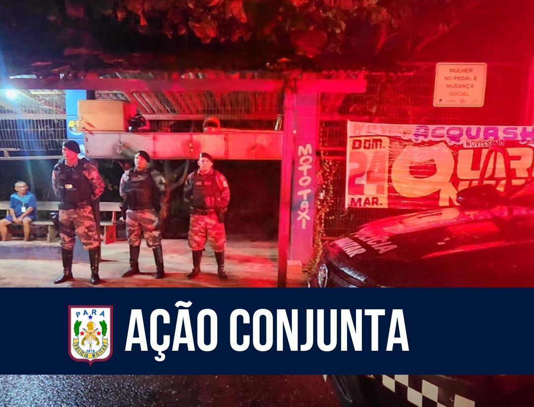 PM realiza operação para combater ameaças de grupos criminosos