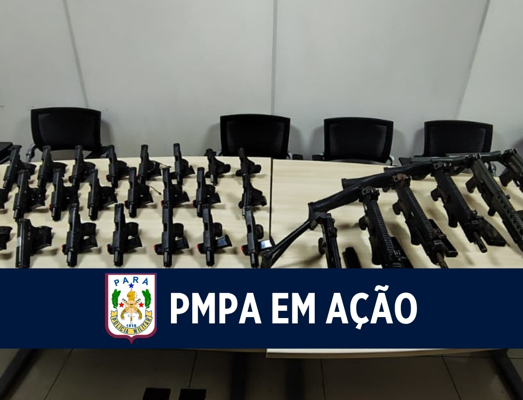 PMPA reintegra 215 armas de fogo para reforçar a segurança no Estado