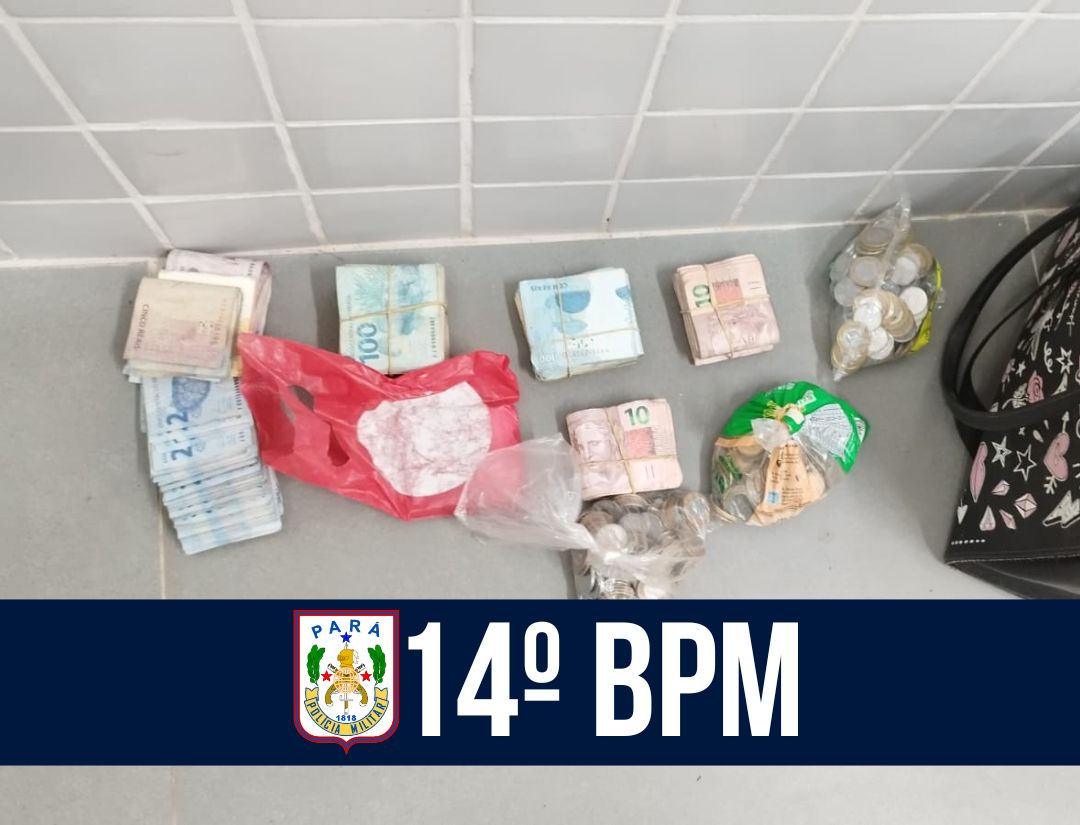 Em Barcarena, 14º BPM prende suspeitos de roubo e apreende arma de fogo