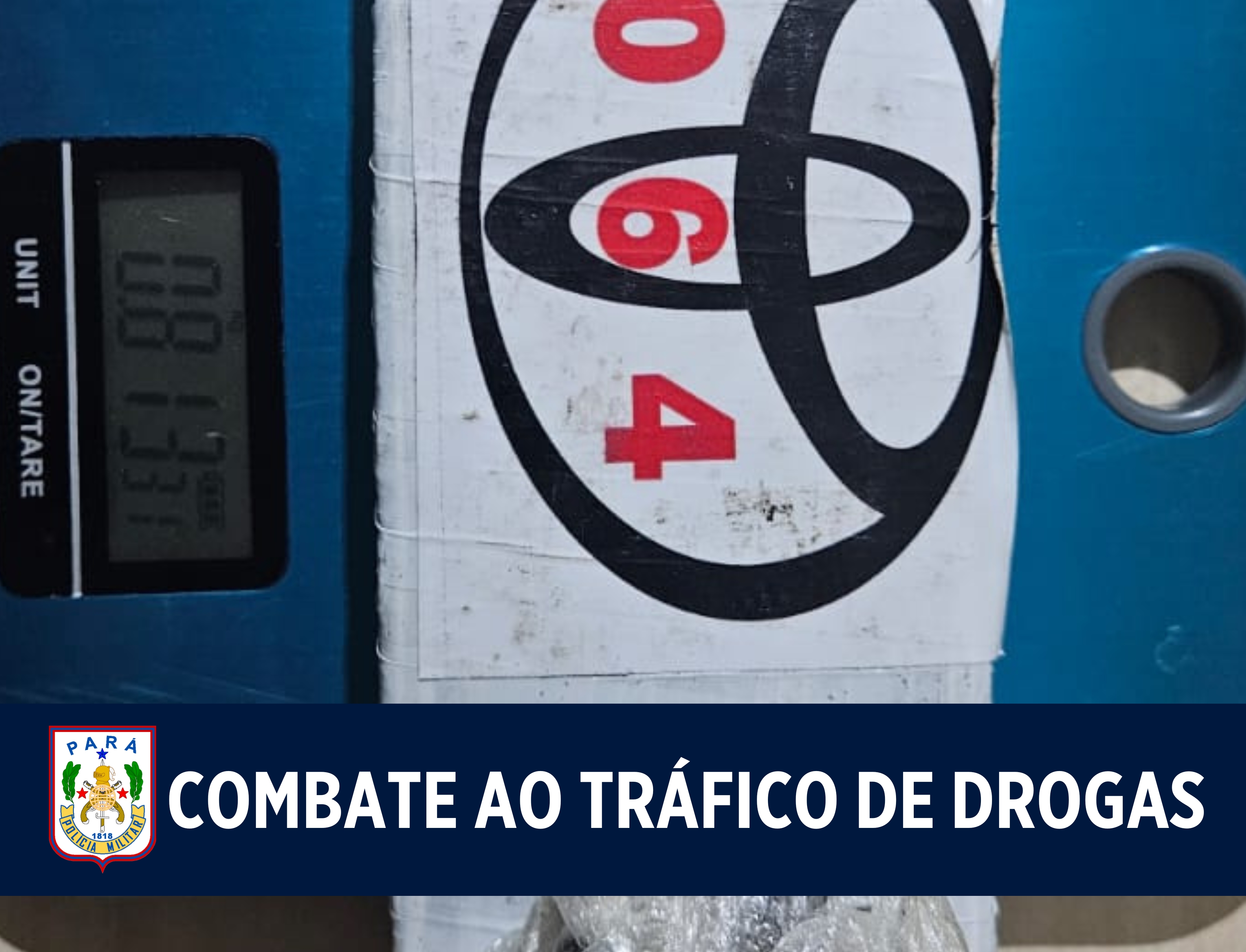 1° BME realiza apreensão de quase 1kg de entorpecentes em Marabá