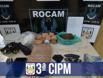 3ª CIPM localiza casa usada como ponto de venda de drogas em Vigia