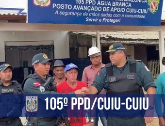 Distrito de Cuiu-cuiu recebe nova viatura da PM
