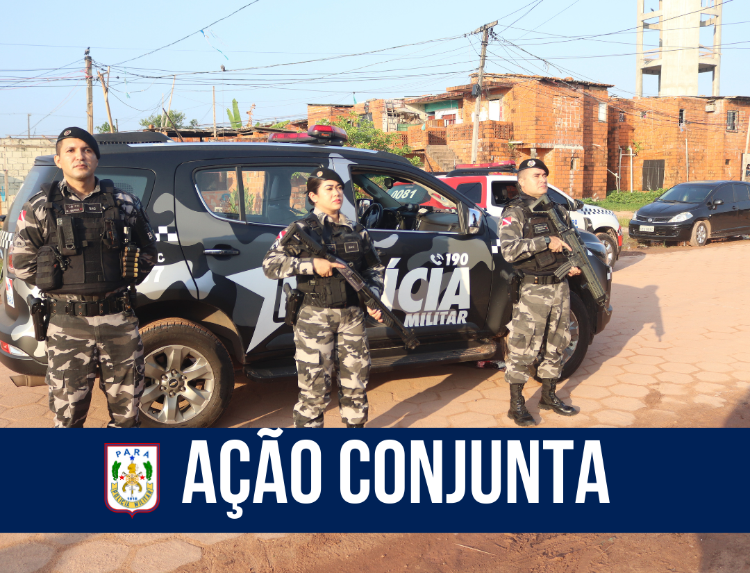 PM participa de ação com Oficiais de Justiça no Conjunto Liberdade