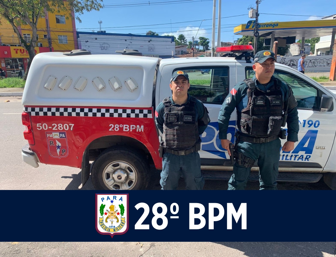 28º BPM prende homem por roubo em Belém