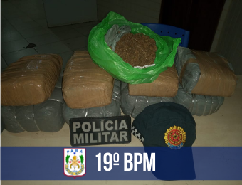 19º BPM prende duas pessoas por tráfico de drogas em Paragominas