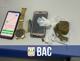 BAC prende homem com 200g de maconha em Belém