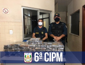 6ª CIPM e PC apreendem 139 tabletes de cocaína em Tailândia