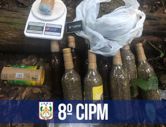 8ª CIPM apreende armas, motocicletas e drogas em Concórdia do Pará
