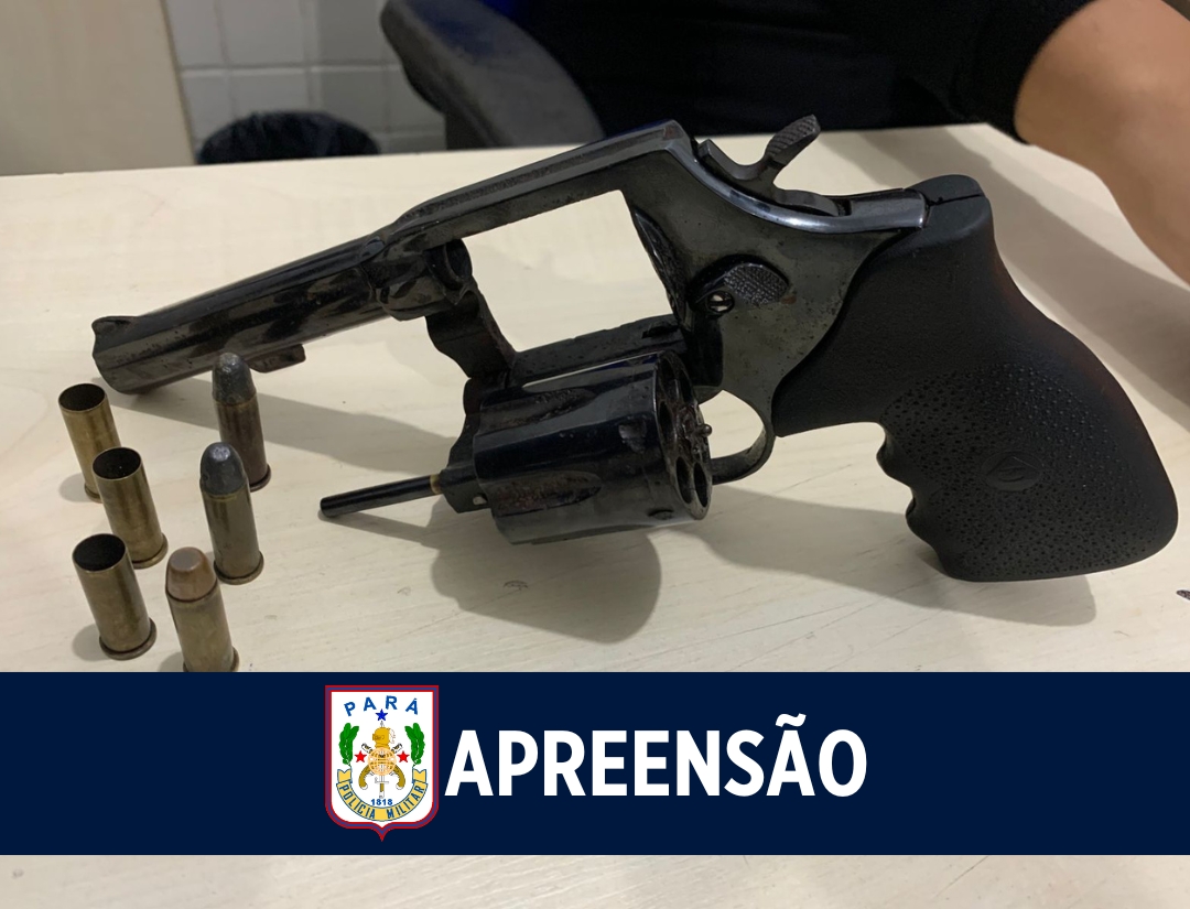 30º BPM apreende arma de fogo e prende suspeito de roubos em Ananindeua