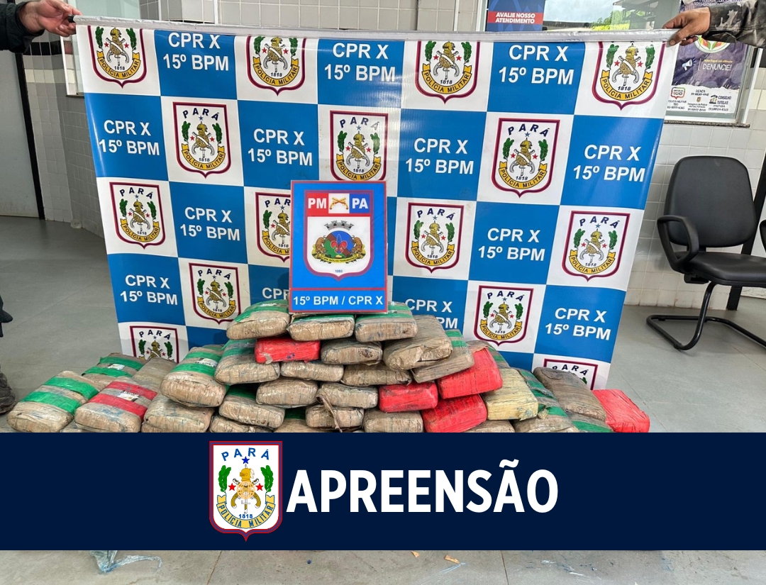 Polícia Militar apreende mais de 176 kg de drogas em operação no oeste do estado