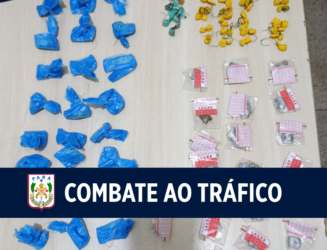 10º BPM prende homem por tráfico de drogas em Icoaraci