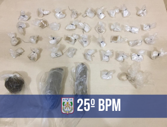 25º BPM combate tráfico de drogas e apreende revólver na ilha de Mosqueiro