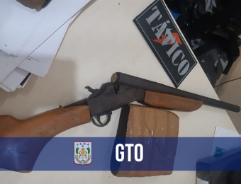 GTO apreende espingarda em Concórdia do Pará