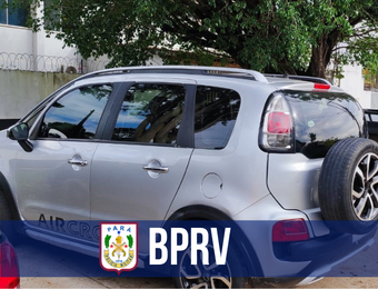 Em Marabá, BPRv recupera carro roubado