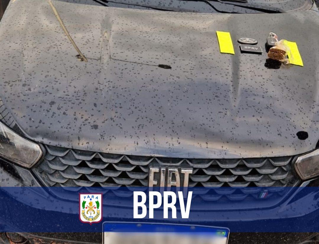 BPRv prende homem suspeito de homicídio e apreende carro roubado