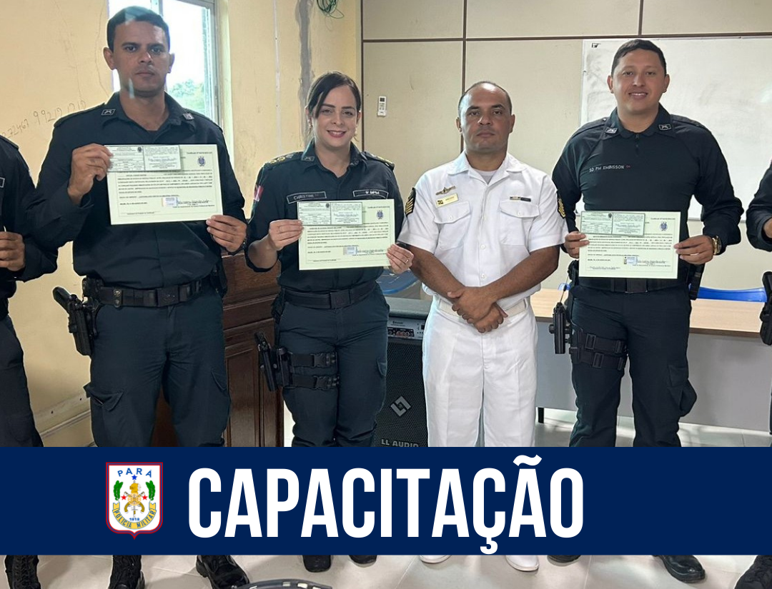 Policiais militares finalizam Curso Especial de Tripulantes de Embarcação no Serviço Público (ETSP)