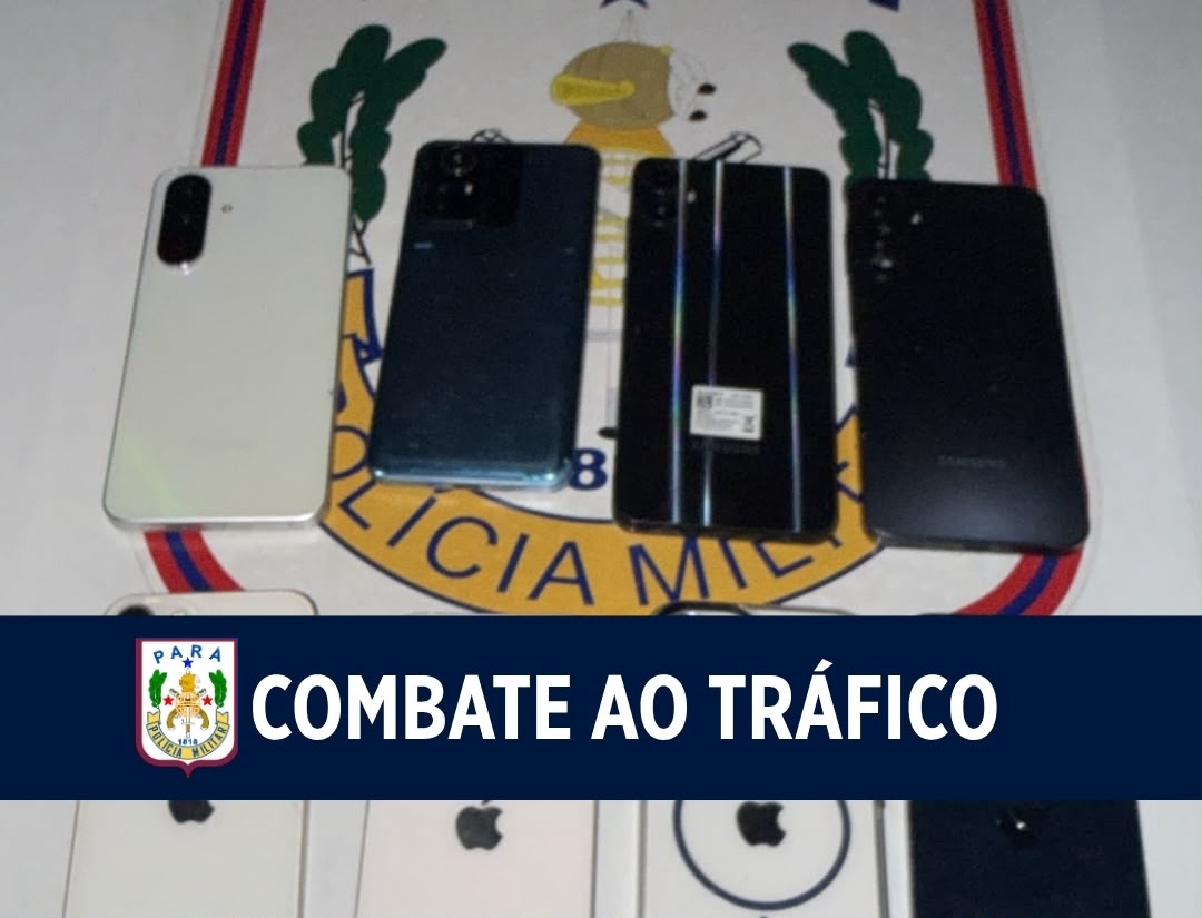 Polícia Militar recupera 8 celulares furtados durante policiamento, no Bengui