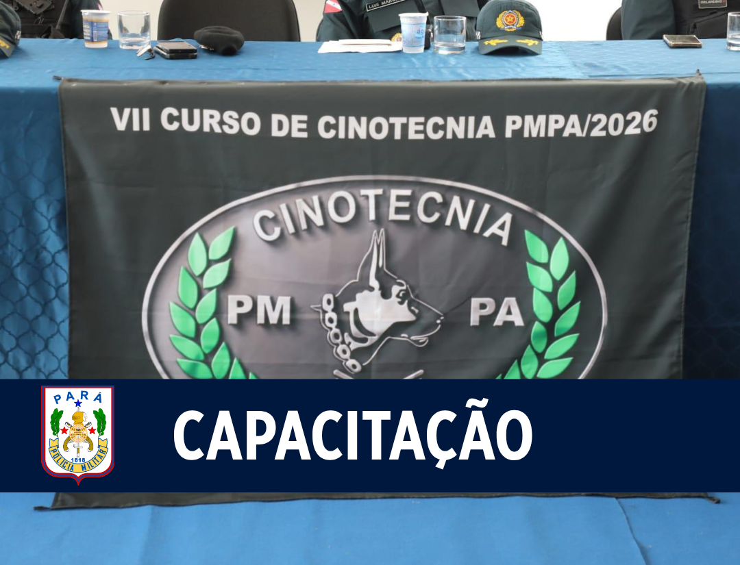 PM realiza aula inaugural do 7º Curso de Cinotecnia
