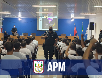 Alunos do Curso de Formação de Oficiais recebem visita do Alto-Comando da PM