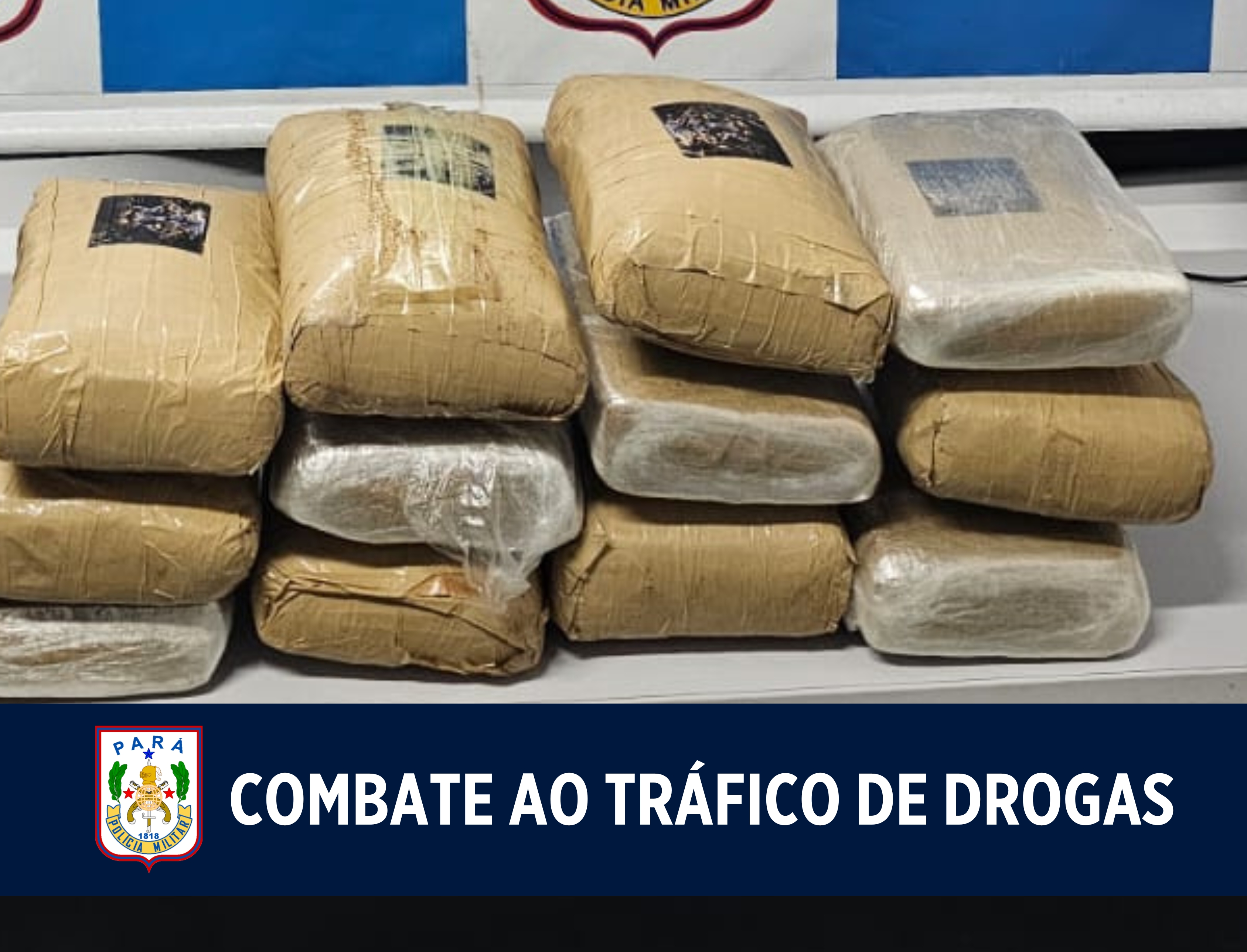 15° BPM apreende mais de 16 quilos de drogas em Itaituba