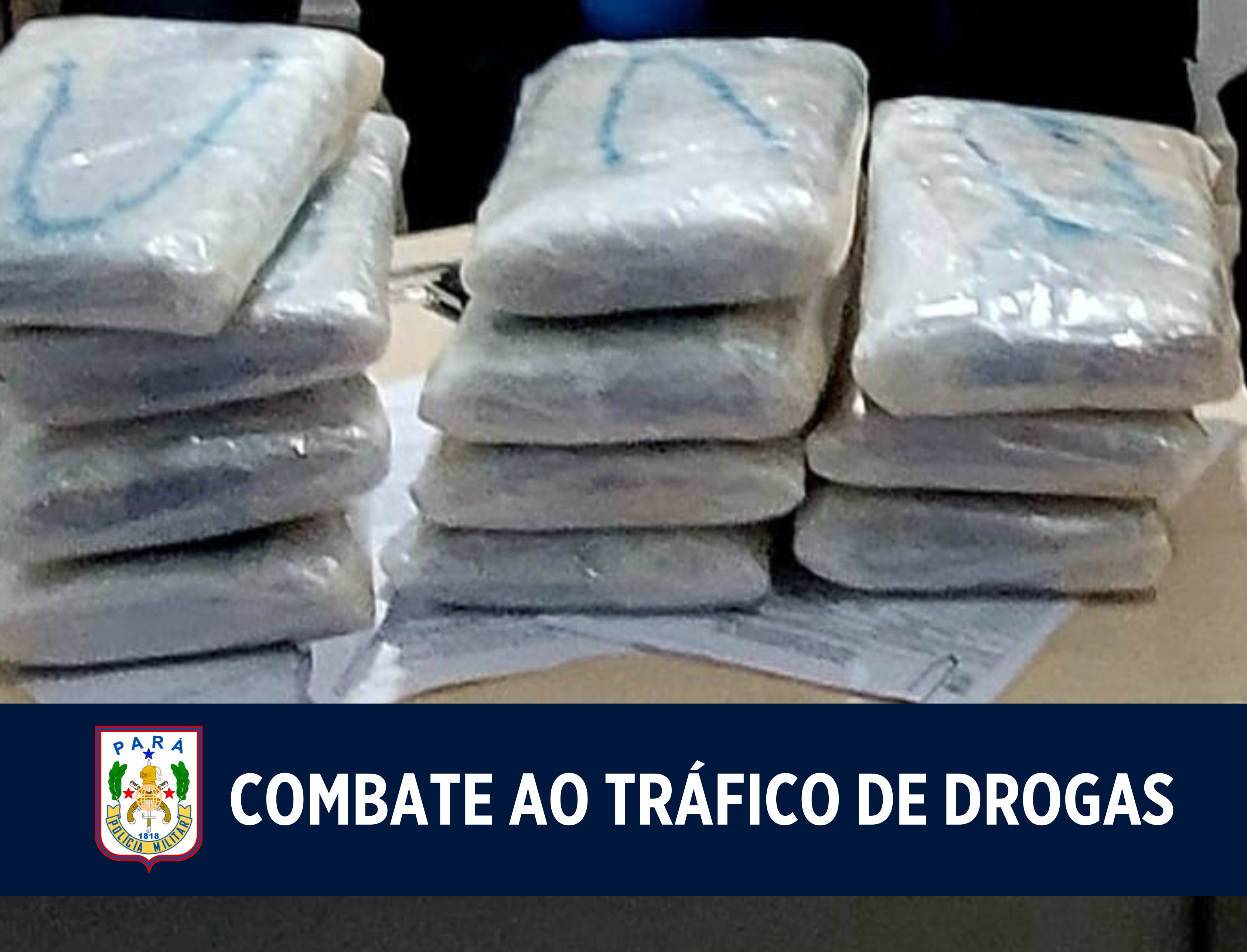 PM apreende quase 12 kg de entorpecentes em Anapu