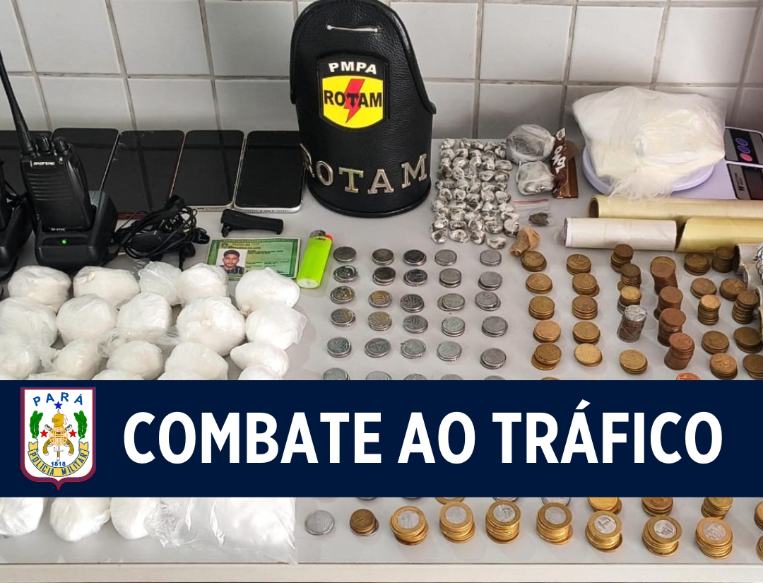 PMPA realiza prisão de homem por tráfico de drogas no Telégrafo