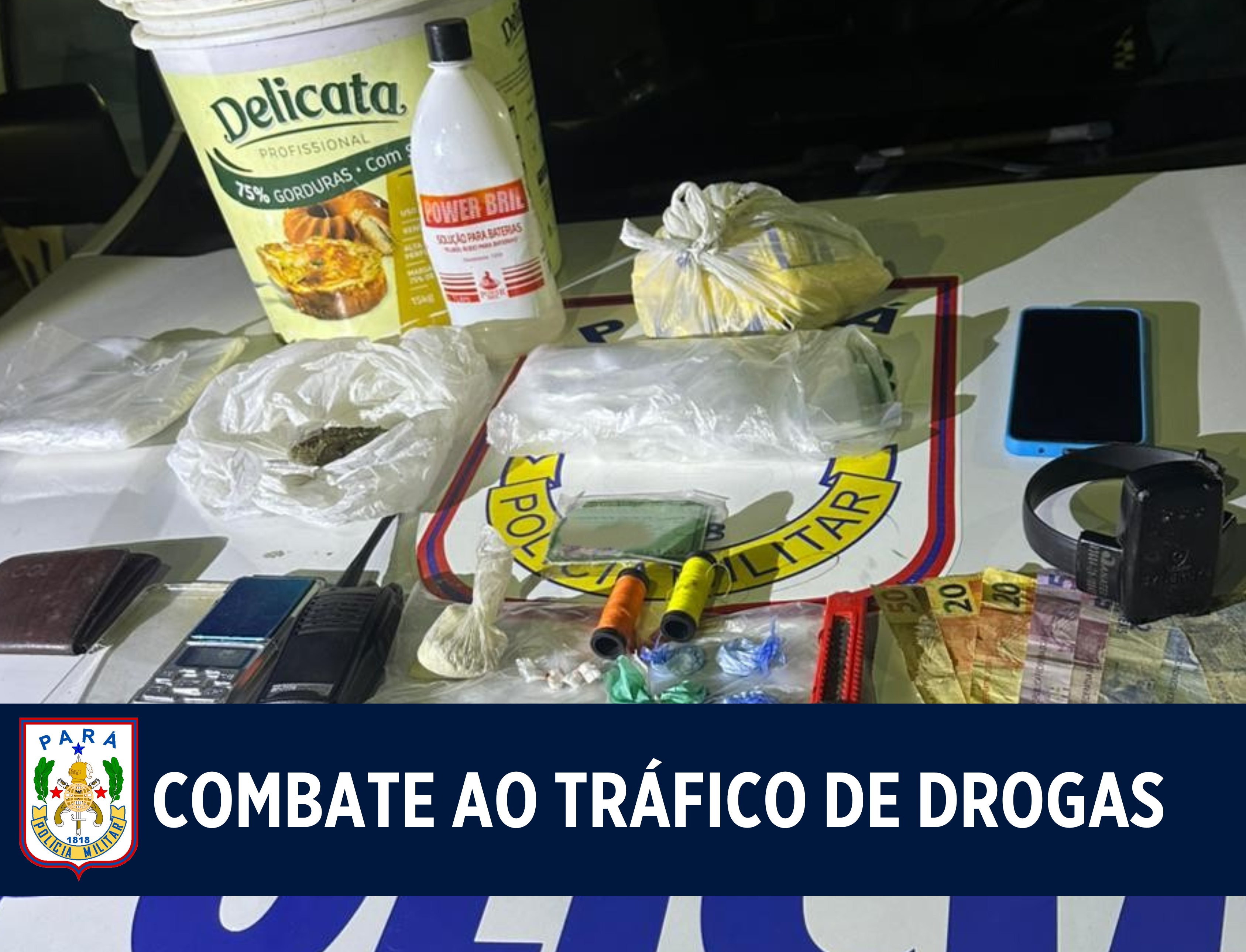 27º BPM apreende entorpecentes na Marambaia
