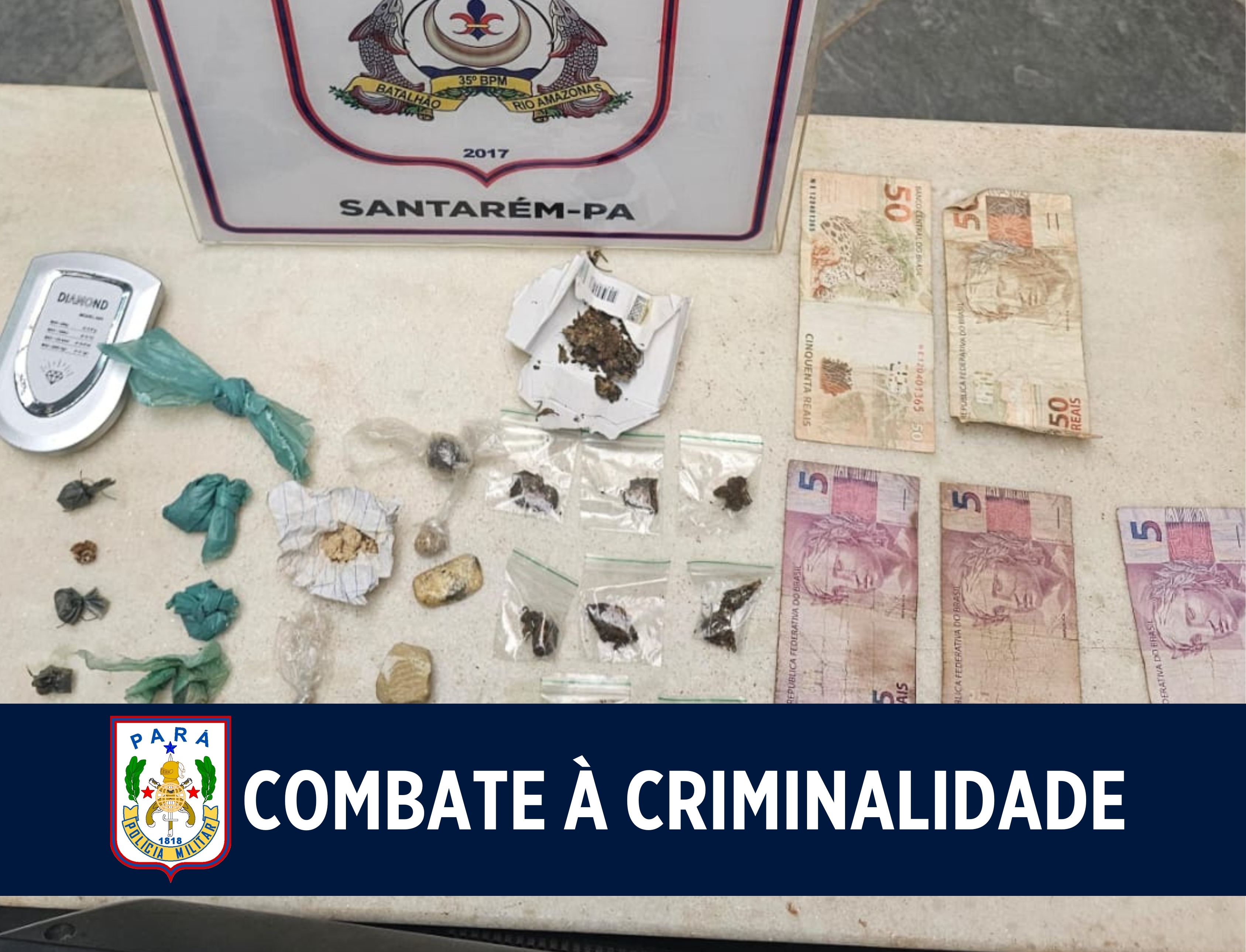 35° BPM intensifica o combate ao tráfico de drogas em Santarém