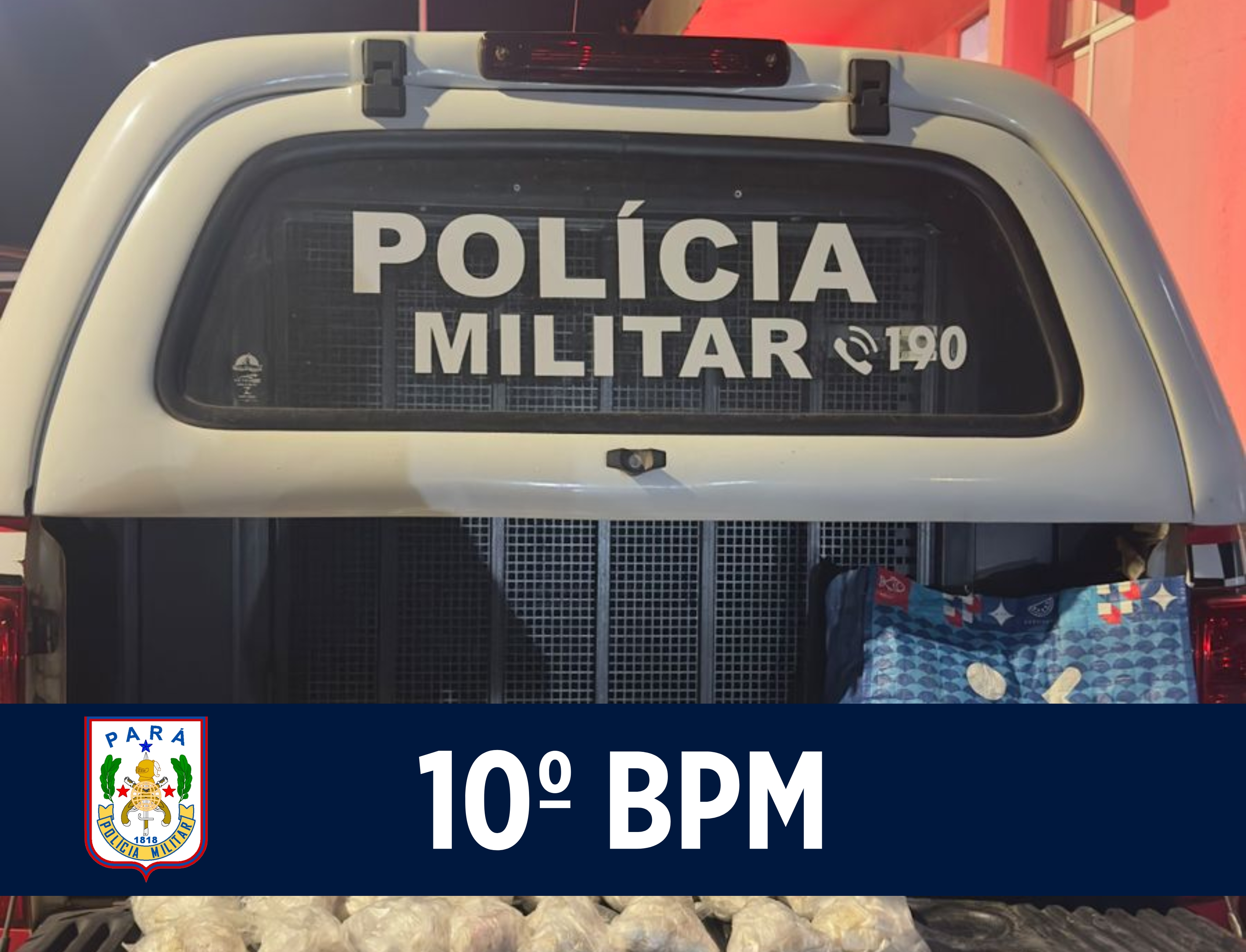 Em Icoaraci, 10º BPM prende mulher e apreende mais de 560 porções de drogas