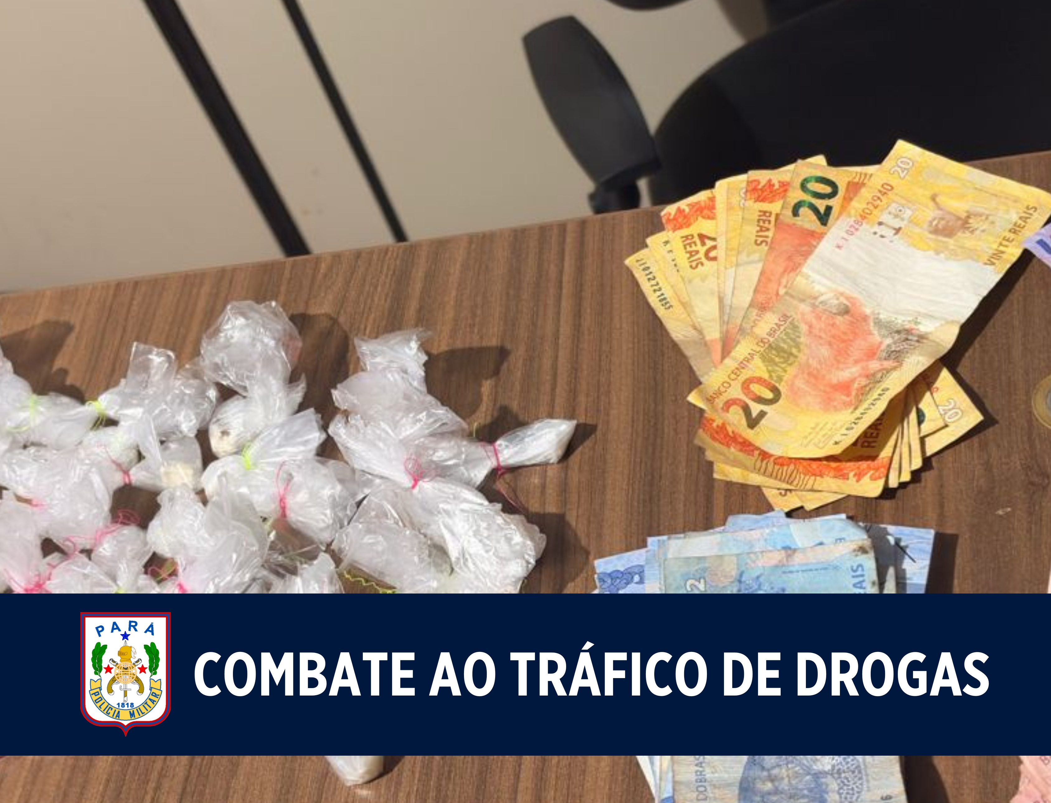 Homem é preso por tráfico de drogas na Cabanagem