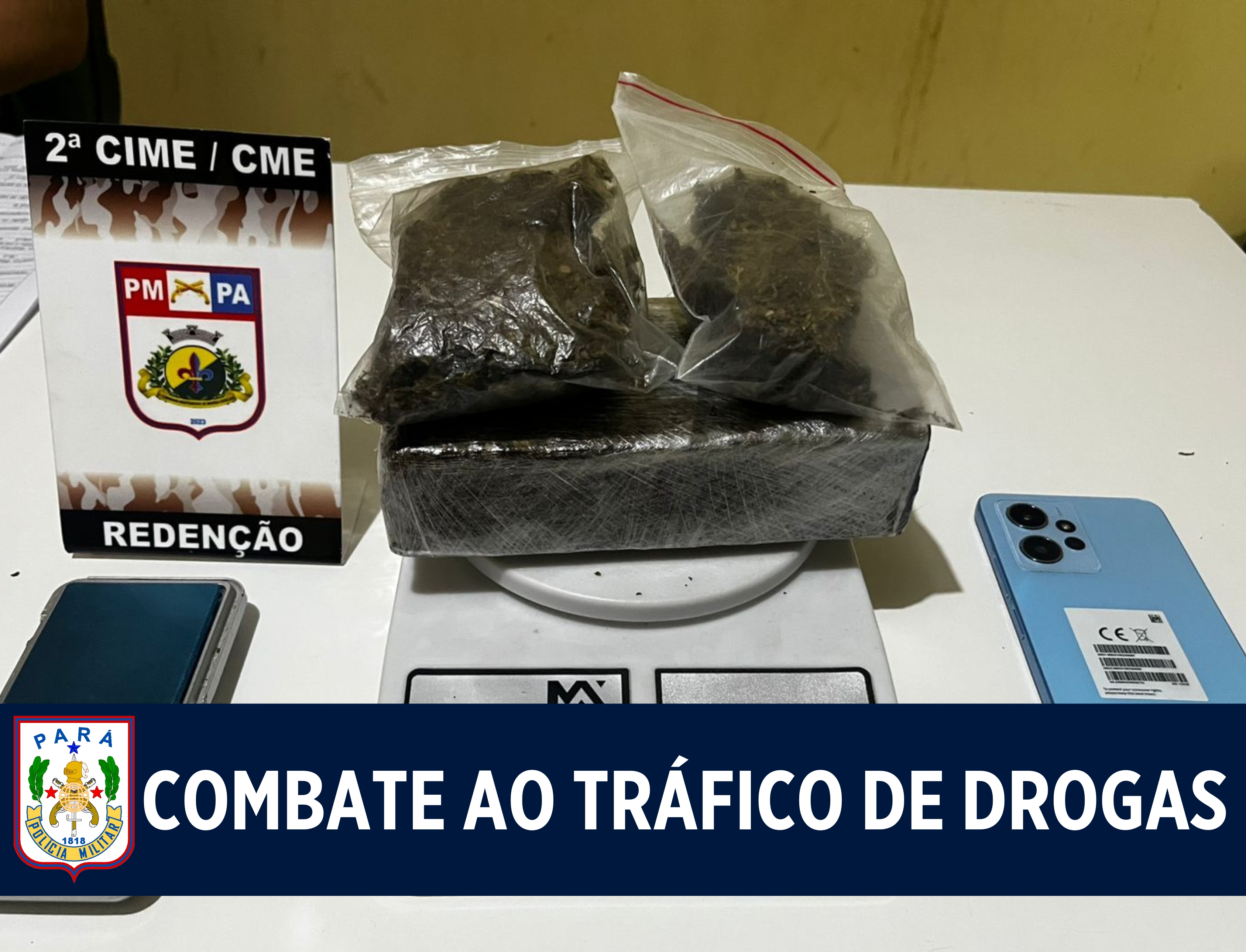 2ª CIME apreende adolescente por conduta análoga ao tráfico de drogas em Redenção