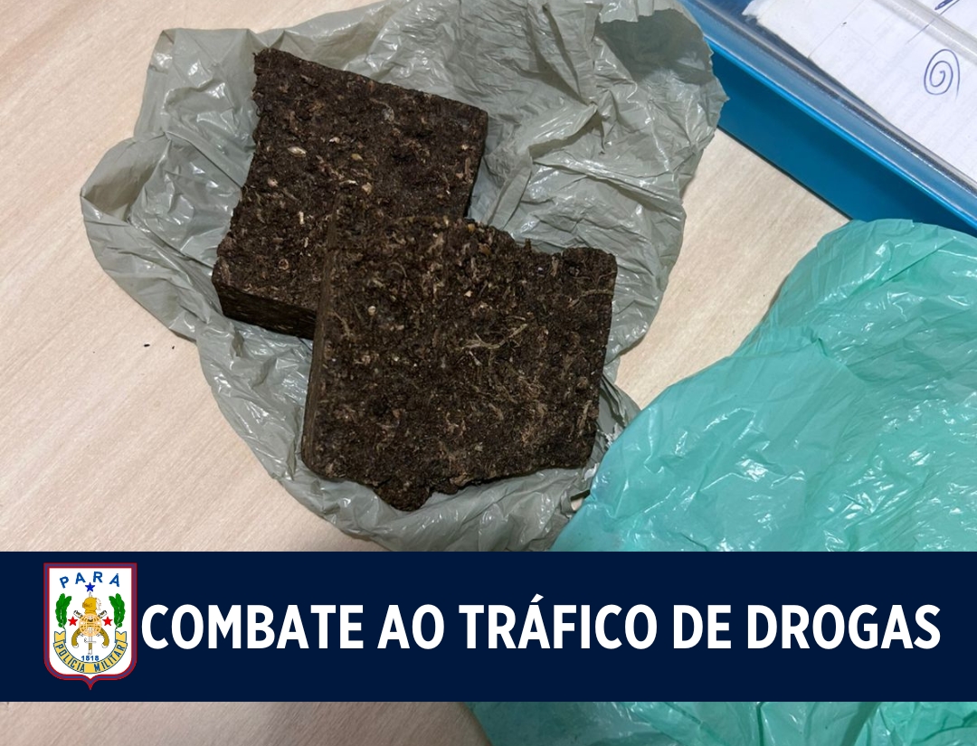 Em Belém, 38° BPM apreende entorpecentes