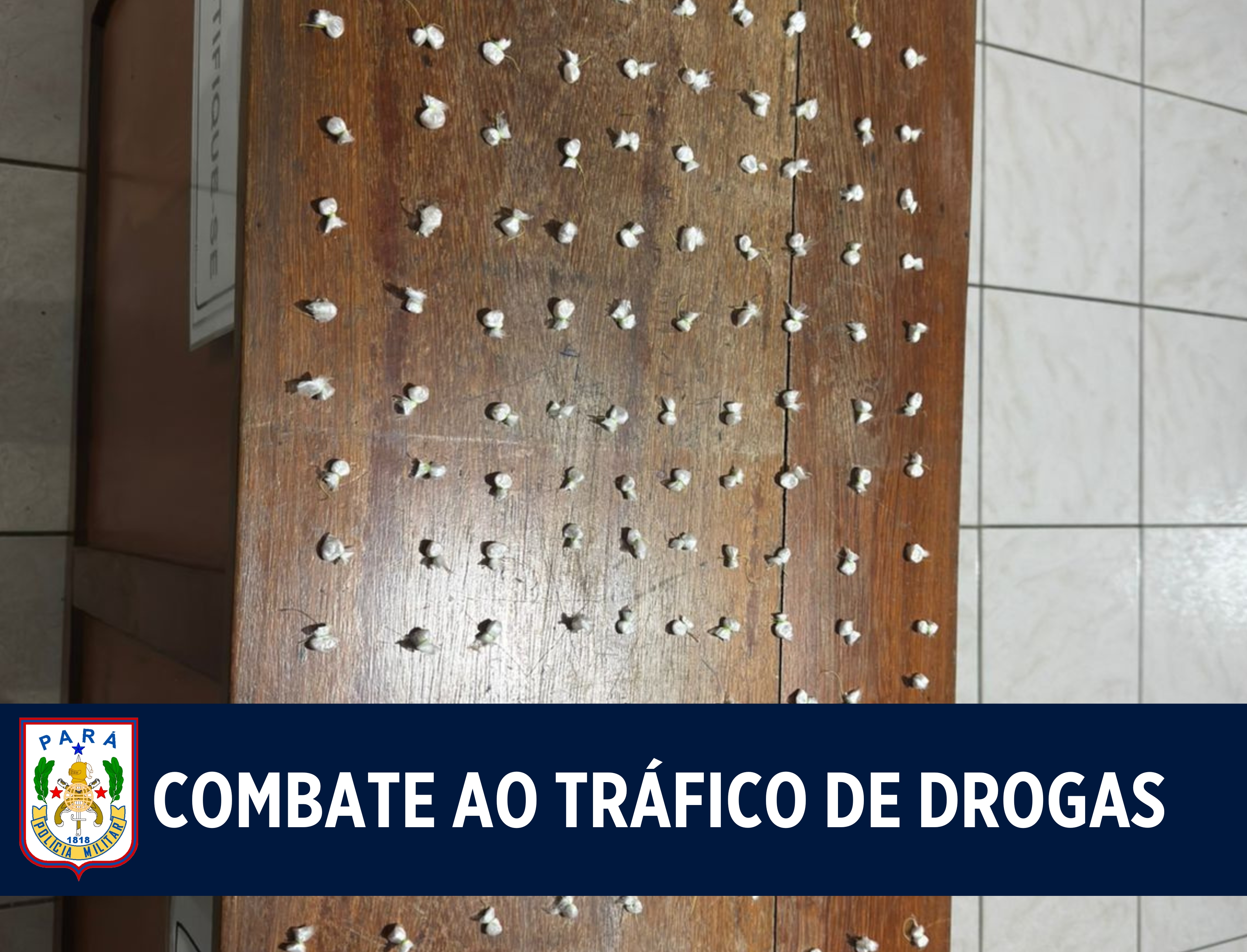 Em Castanhal, PM cumpre mandado e prende homem por tráfico de drogas