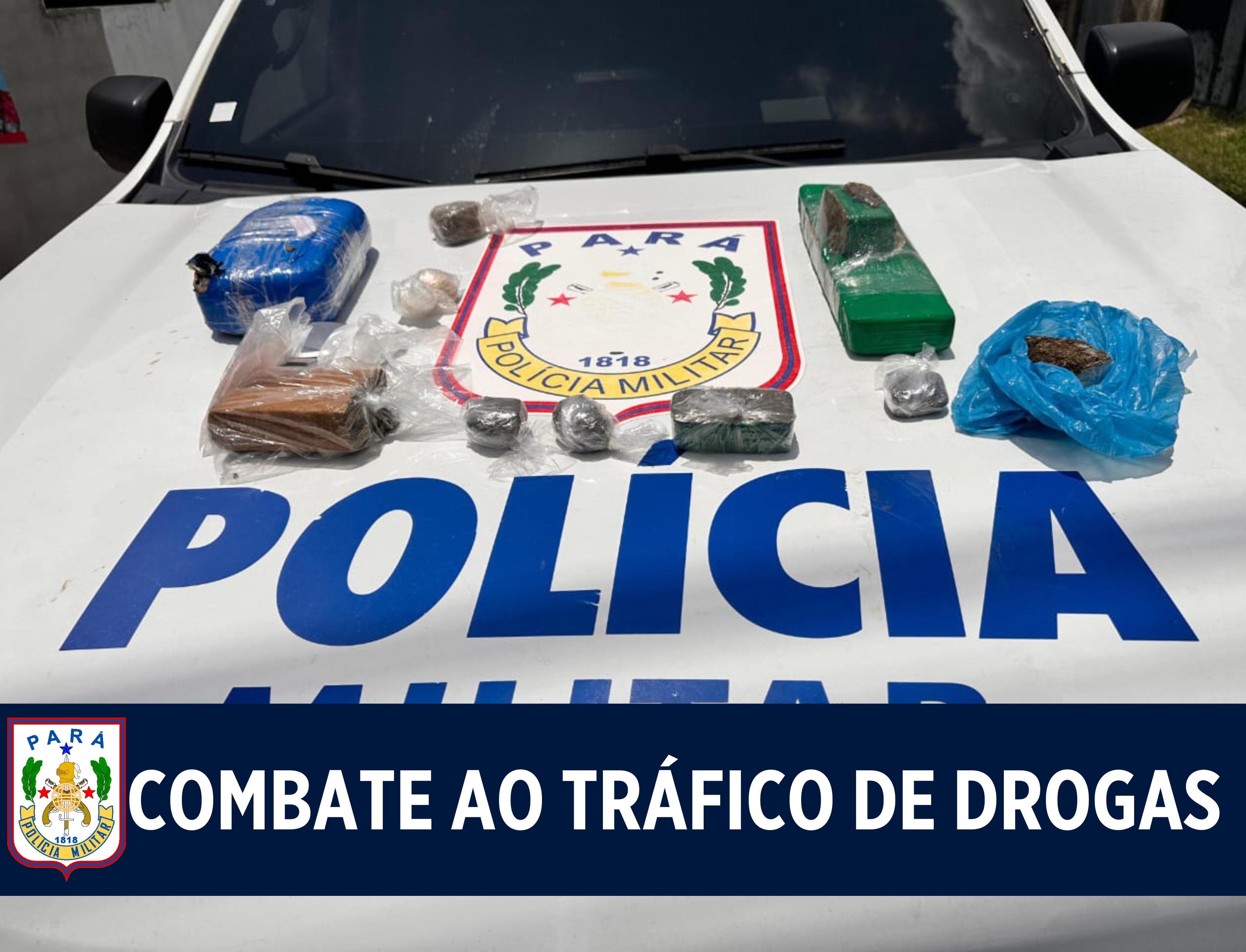 Ação da PM desarticula pontos de tráfico de drogas em Santa Izabel do Pará