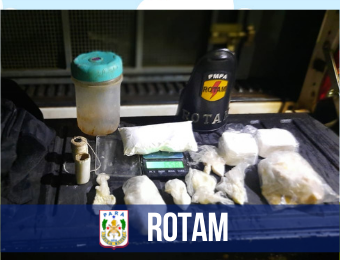 Rotam apreende pedras de cocaína e óxi em Mosqueiro