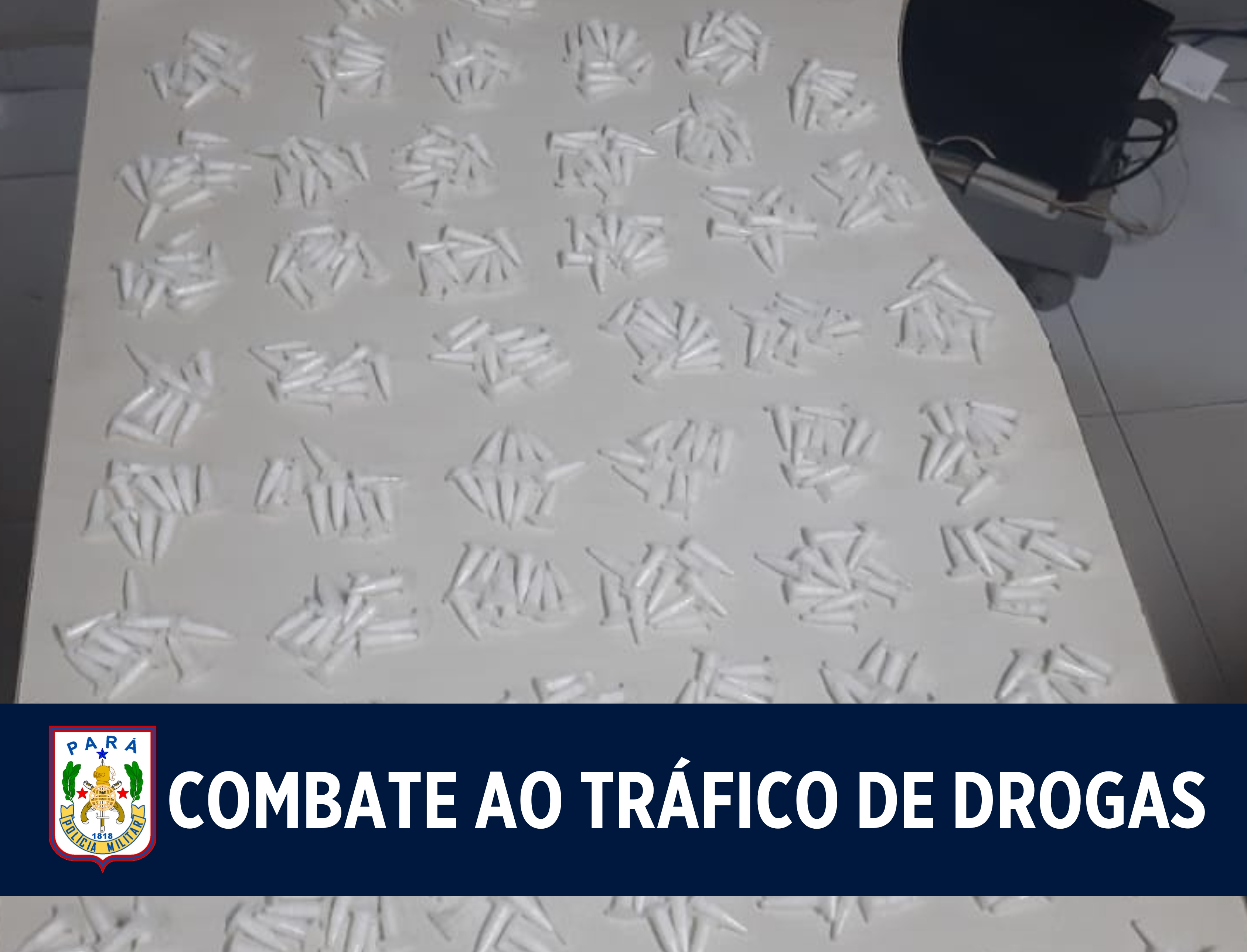 21º BPM apreende mais de 600 unidades de drogas em Marituba