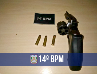 14º BPM prende suspeito e apreende revólver em Barcarena