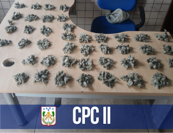 24º BPM prende homem com 435 petecas de pasta base de cocaína na Cabanagem